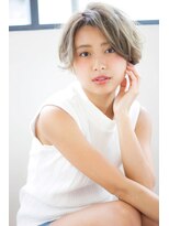 マリアバイアフロート(Maria by AFLOAT) 透明感バレイヤージュ大人かわいい小顔ショートデジタルパーマ