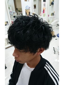 モザイク(MOSAIQUE) 【before/after】ストレート髪をくせ毛風に☆くせ毛風パーマ