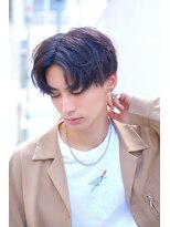 【フォルテ飯塚裕士】2wayコンマヘアツーブロックマッシュ