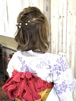 ヘアースペース ムーン(Hair Space MOON) ゆかたの着付けとヘアセットは岡山表町のヘアースペースムーンへ