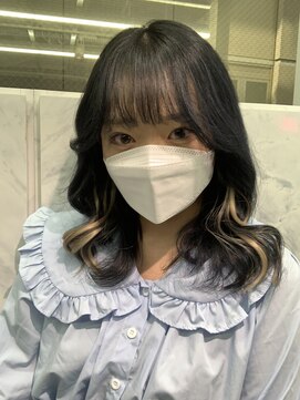 グロウ 渋谷(grow) エクステでインナーカラー