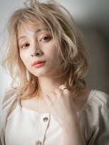 カバーヘア ブリス 北浦和(COVER HAIR bliss)&nbsp;ハイトーンカラー小顔フレンチカジュアルw北浦和10代20代30代