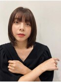 内巻きボブ