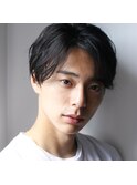 『力石サトシ』波巻き束感ショートツーブロックマッシュ