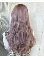 ガルボ ヘアー(garbo hair)&nbsp;ハイトーンピンクベージュプルエクステ10代20代