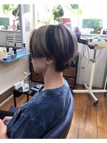 カット ハウス ボブ CUT HOUSE BOB&nbsp;ショート☆モンブランカラー♪♪