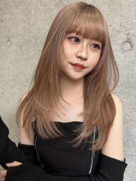 サイン 渋谷(SIGN) ザクザクレイヤーカット巻き方簡単ロング韓国アイドル表参道渋谷