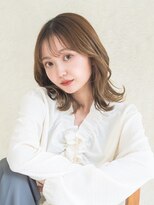 アンダーバーホワイト 堺東店(_WHITE)&nbsp;透明感ベージュ×ミディアム