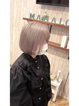 エンカウントバイマハロ 千葉(encount by mahalo) ミルクティーカラー