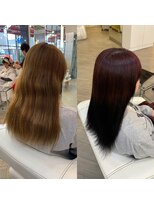 グラマシー アレックス(Gramercy alex)&nbsp;ブリーチ履歴縮毛矯正