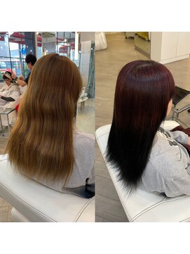 グラマシー アレックス(Gramercy alex) ブリーチ履歴縮毛矯正