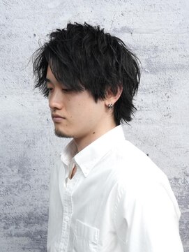 エース 中野(Ace) メンズウルフアップバング<理容室><MEN'S/中野/バーバー>