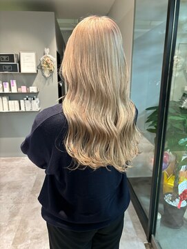 ポノ(po_no) ハイトーンホワイトミルクティーベージュ