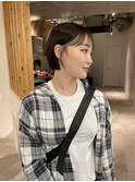 切りっぱなしボブ