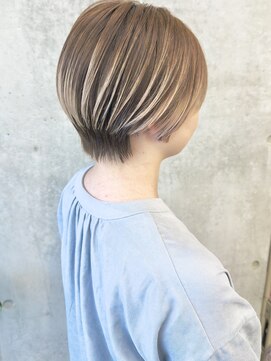 モリオ(morio) 大人マッシュショートひし形ショートボブ前髪あり20代30代40代