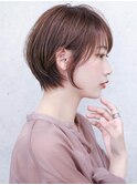 ショートカット30代40代50代髪型ショートヘア丸みショート上手い