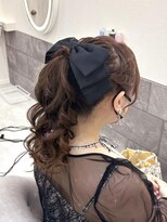 ヘア サロン クラン ソア 心斎橋店(hair salon clan soar)&nbsp;ポニーテール【クランソア】ヘアメ/ヘアセット/心斎橋