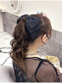 ポニーテール【クランソア】ヘアメ/ヘアセット/心斎橋
