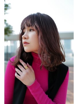 アレン 横川駅前店(ALLEN) ゆるふわミディアム×ピンクラベンダー