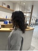 レイヤーカット×ミックススパイラルパーマ