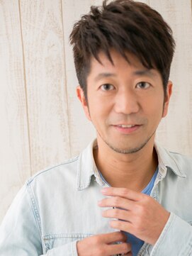 トニーアンドガイメン ホテル京阪仙台店(TONI&GUY MEN) 短髪いかつめアースカラーフェザーショートj仙台