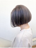 【morio成増 セリザワ】刈り上げボブ グレージュカラー