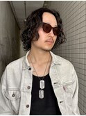 グランジパーマ/ミディアムパーマ/メンズパーマスパイラルパーマ