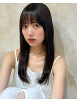 ネオリーブ チロル 横浜西口店(Neolive CiroL.)&nbsp;顔まわりレイヤーカット　韓国ヘア