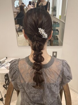 ラ ブランシュ 大宮(La Blanche) ヘアセット/編みおろし/お呼ばれヘア