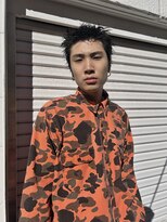 ヒュージ 表参道(huge)&nbsp;刈り上げないスパイキーショートパーマ/ニュアンスパーマ/メンズ