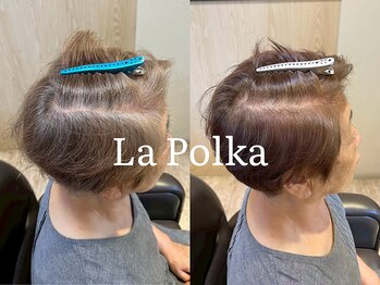 ラポルカ(La Polka)の写真/脱白髪染め・白髪ぼかし・ハイライトで叶える大人の柔らかな色彩美［有田/伊万里/武雄/嬉野/佐世保］