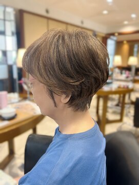 ユウヘアー 本山店(U Hair) 柔らかなショートボブ/マグネットトリートメント/艶カラー