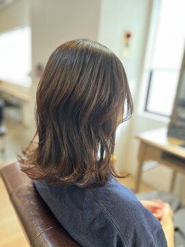 ヘアサロン ナンバースリー(HAIR SALON No3) 外ハネミディアムスタイル