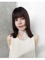 アペロ 柏(Apero)&nbsp;ブラウンカラー/フェイスレイヤー/姫カット/暗めカラー/柏駅