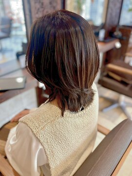 ヘアリゾート粋 ティガ 池袋店(tiga) ミディアムレイヤー/ウルフ/艶髪/ブラウン