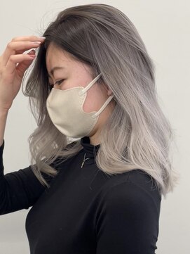 スティロ(stylo) ハイライトカラーグレージュベージュケアブリーチダブルカラー