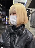 金髪ボブ◎