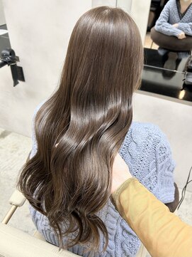 エルフレームバイワンラヴェスト(L'FLAME by one Lovest) アッシュベージュ/艶カラー/長野駅前/L'FLAME