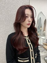 天神美容室&nbsp;ピンクブラウン×ヨシンモリ