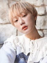 カライング(ing)&nbsp;大人可愛い20代30代40代黒髪前下がりひし形小顔ボブ丸みショート