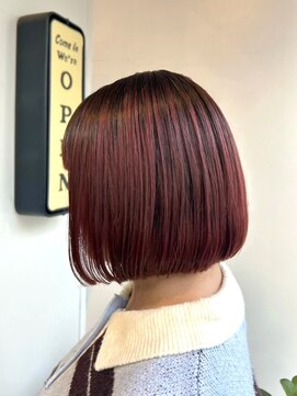 シカク グラデーションレッド