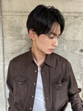 サイン メンズ 渋谷(SIGN men's) フェザーパーマダウンパーマニュアンスパーマセンターパート