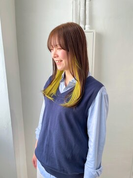 ミュー(Mu) インナーカラー　イエロー