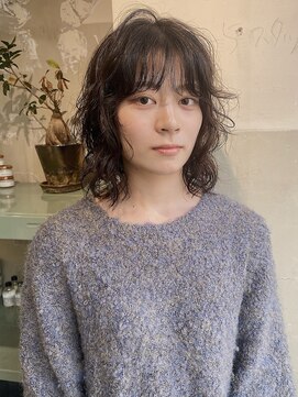 キルトプラスリム(Qilt+LIM) ボブとふわふわのニュアンスパーマ