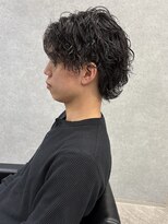 リオールバイニアウ(RE:ALL by Niau) MEN’S/リバースセンターパート/ニュアンスパーマ/群馬太田