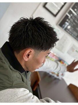 やすらぎの部屋 おざわ フェード男前カット