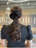 【牧内】ヘアセット/ローポニーテール