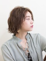 リノア 西梅田 福島(Linoa)&nbsp;梅田/髪質改善/大人可愛い♪ウェーブボブ×束感スタイリング