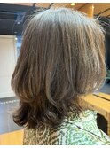外ハネミディアムレイヤー/４０代、５０代
