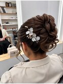 お団子ポニーテール